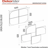 Dekorister Exclusive Moonlight Ayna - 5