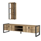 Dekorister Exclusive Lost Metal Tv Ünitesi Ceviz thumbnail 6