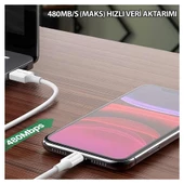 NPO UTC12 60W 1.2m TPE USB to Type-C Hızlı Şarj ve Data Kablosu - 4