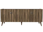 Dekorister Exclusive Wood Konsol Ceviz-Antrasit - 9