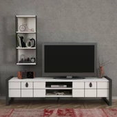 Dekorister Exclusive Lost Metal Tv Ünitesi Beyaz thumbnail 1