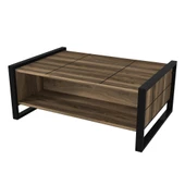 Dekorister Exclusive Lost Metal Orta Sehpa Ceviz thumbnail 6