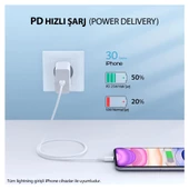 NPO CTL12 60W 1.2m TPE Type-C to Lightning Hızlı Şarj ve Data Kablosu - 4