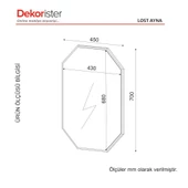 Dekorister Exclusive Lost Ayna Ceviz - 7