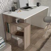 Dekorister Labran Çalışma Masası Beyaz-Cordoba - 2