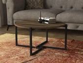 Dekorister Exclusive Noce Demir Orta Sehpa Ceviz - 1