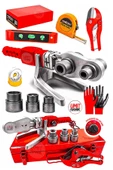 Premium Seri Boru Kaynak Mini Makina Seti Plastik Boru Kaynak Makinesi Aksesular Hediyeli thumbnail 1