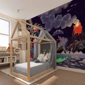 Korsan Adası Gece Çocuk Odası Duvar Kağıdı Baskı thumbnail 3