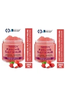 NEDOX 2 ADET Liçi (LYCHEE OİL) Besleyici, Arındırıcı Ve Nemlendirici El & Vücut Peelingi 250 ml - 1