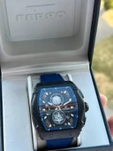 Ferro Silikon Kordon İç Fonksiyonları Aktif  30 Mt Suya Dayanıklı Erkek Kol Saat EFM.31346-L2 thumbnail 1