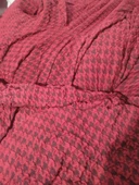 Altınkoza Kaz Ayağı Koltuk Örtüsü Maxi Takım (3+3+1+1)-Bordo - 2