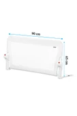 Wellgro 90*65 cm Beyaz Yatak Bariyeri, Çocuk Yatak Korkuluğu - 3