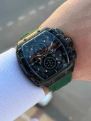 Ferro Silikon Kordon İç Fonksiyonları Aktif  30 Mt Suya Dayanıklı Erkek Kol Saat EFM.31346-F1 thumbnail 4