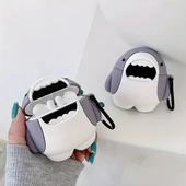 Samsung Galaxy Buds3 - Samsung Galaxy Buds3 Pro İle Uyumlu Kılıf Hayvan Figürlü Silikon Kılıf - 4