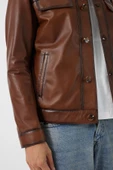 Allan Taba Erkek Deri Ceket - 6