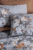 Nishev.com Evini Sev Tek Kişilik Nevresim Takımı Lenora Kahve - 2