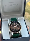 Ferro Silikon Kordon İç Fonksiyonları Aktif 30 Mt Suya Dayanıklı Erkek Kol Saati EM31920-E thumbnail 1