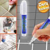 Fayans Derz Dolgu Kalemi Hızlı Kuruyan Su Bazlı Yenileme Beyaz 1 Adet + Şeffaf Kapı Tamponu 5 Adet - 8