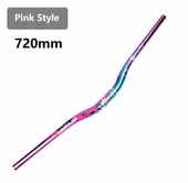 Lunje Alüminyum 31.8 780 mm Riser Mtb Gidon Bisiklet Gidonu Bukalemun Pembe - 8