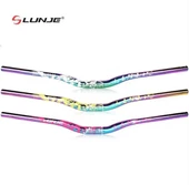 Lunje Alüminyum 31.8 780 mm Riser Mtb Gidon Bisiklet Gidonu Bukalemun Pembe - 3