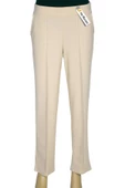 Eray Kadın Hande Krep Kumaş Astarsız Lastikli Bej Pantolon - 1