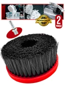 2PCS  Premium Matkaplara ve Polisajlara Öze lKoltuk | Halı | Oto Kuaför | Yıkama Polisaj Fırçası thumbnail 4