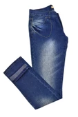 Kadın Cep Kapaklı Jean Pantolon SFF-0197 - 3