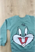 diamondstar Basic Tavşan Baskılı Pijama Takım 2-5 Yaş - 2