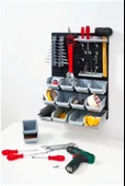 Her Şey Elinizin Altında Duvar Alet Paneli 43 Parça Hırdavat Duvar Panel Set Avadanlık - 4