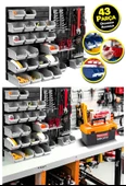 Her Şey Elinizin Altında Duvar Alet Paneli 43 Parça Hırdavat Duvar Panel Set Avadanlık - 1