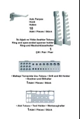 Her Şey Elinizin Altında Duvar Alet Paneli 43 Parça Hırdavat Duvar Panel Set Avadanlık - 5