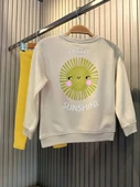 Güneş Baskılı Sweatshirt Alt 2'li Takım - 3