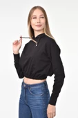 DRR Moda Kapüşonlu Bel Lastikli Sweet - 5