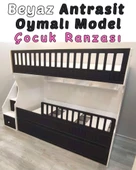 Atlantik Beyaz Model Çocuk Ranzası - 4
