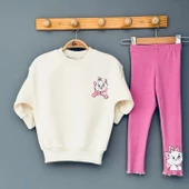 Kedi Baskılı Switşört Alt 2'li Takım - 3