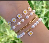 Küçük Zarif Papatya Bileklik - 1