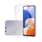 Samsung Galaxy A06 Kılıf Kamera Korumalı Silikon Şeffaf Arka Kapak - 1