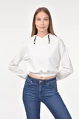 DRR Moda Kapüşonlu Bel Lastikli Sweet - 8