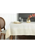 English Home Luxe Keten Look Masa Örtüsü 150x200 Cm Bej - 1