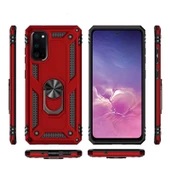 Samsung Galaxy S20 Kılıf Vega Tank Sert Yüzüklü Standlı Zırh Koruma Kapak thumbnail 10