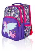 Lugmo Unicorn 3 Lü İlkokul Çanta Seti  Kız Çocuk Çantası Astarlı Pedli Mor - 4