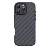 Gpack Apple iPhone 16 Pro Max Kılıf Karbon Fiber Görünümlü Magsafeli Elnino Kapak - 1