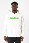 Goosebumps Lettern Beyaz Erkek 3ip Kapşonlu Sweatshirt thumbnail 1