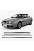 BRSPLAST Alfa Romeo 156 Krom Cam Çıtası 1997-2007 - 1
