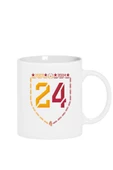 24 Şampiyonluk Beyaz Kupa Bardak - 1