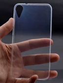 HTC Desire 825 Kılıf Ultra İnce Silikon Kapak Şeffaf - 1