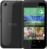 HTC Desire 320 Kılıf Ultra İnce Silikon Kapak 0.2 mm Füme - 1