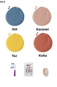Bİ'Boya Geometrik Duvar Boyama Seti - 10