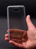 Asus ZC550KL Zenfone Max Kılıf Ultra İnce Silikon Kapak 0.2 mm Füme - 1