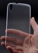 HTC Desire 826 Kılıf Ultra İnce Silikon Kapak Şeffaf - 1